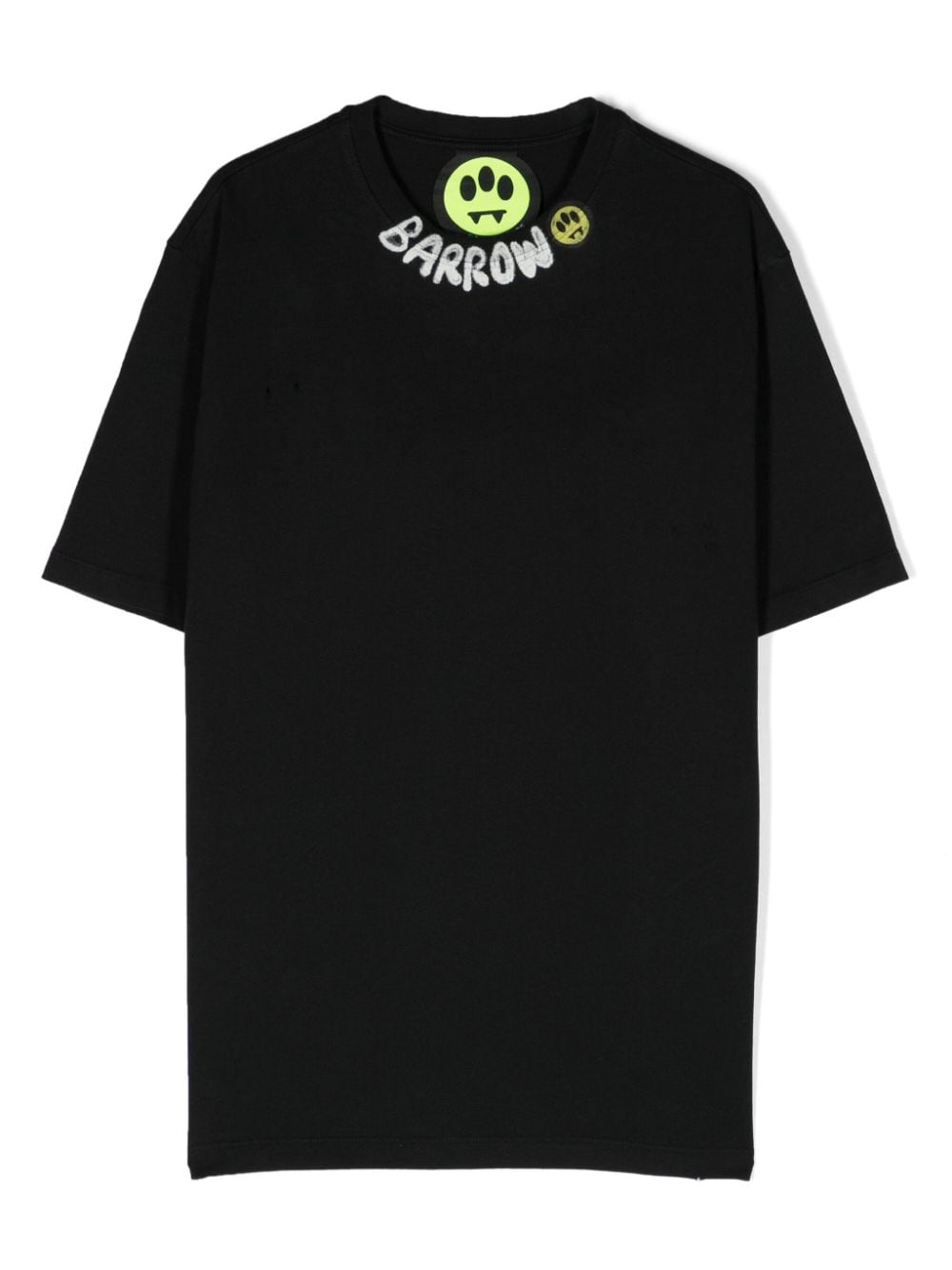 Barrow Kids' Logo-print Cotton T-shirt In Black