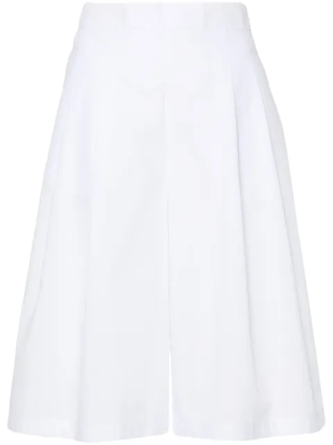 PierAntonioGaspari high-waist poplin tailored shorts