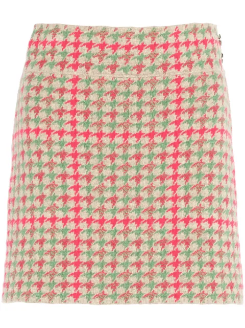 Barrie cashmere-blend miniskirt