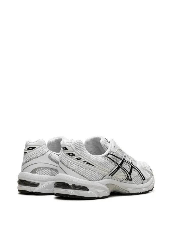 Black and white womens asics shoes online