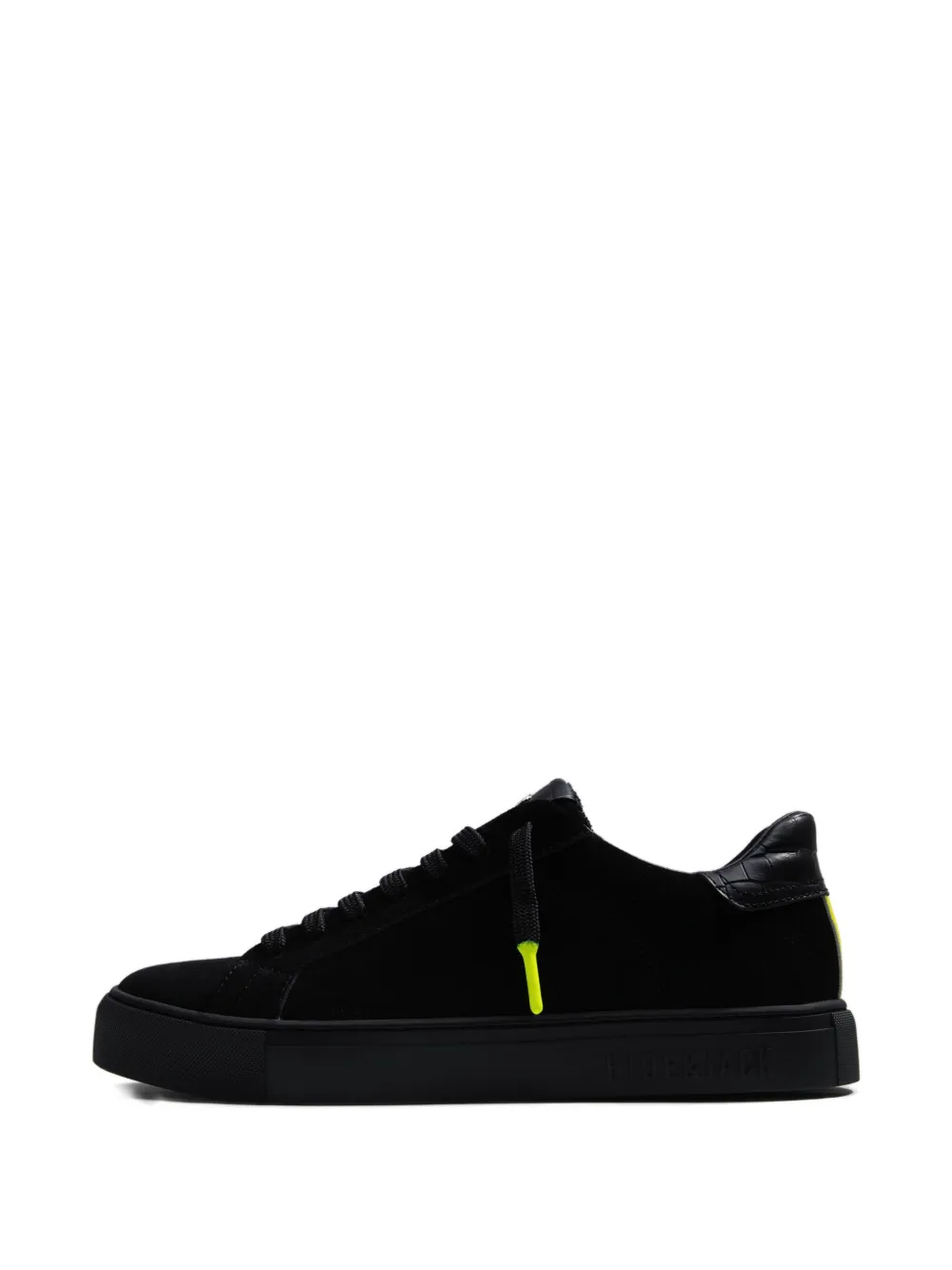 Hide & Jack Suede Sneakers In Black