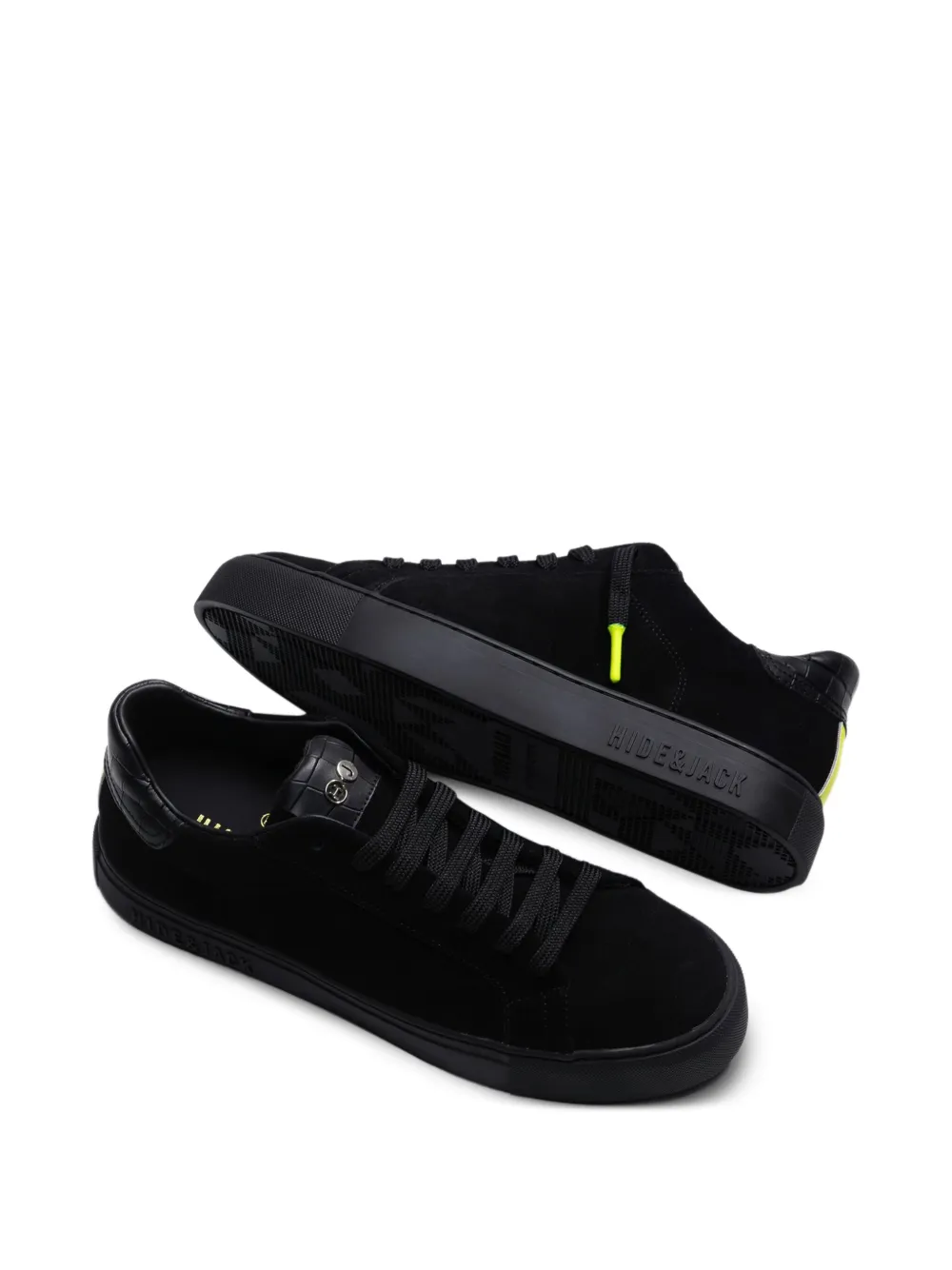 Hide&Jack suede sneakers Black
