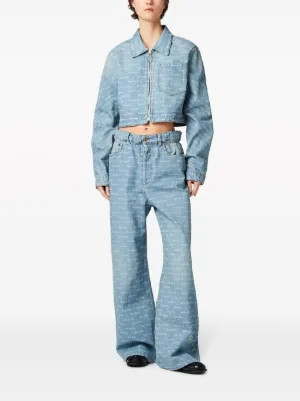 329 ファッション Miu Miu st ウォッシュドデニムワンピース