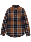 Purple Brand plaid cotton shirt - Brown