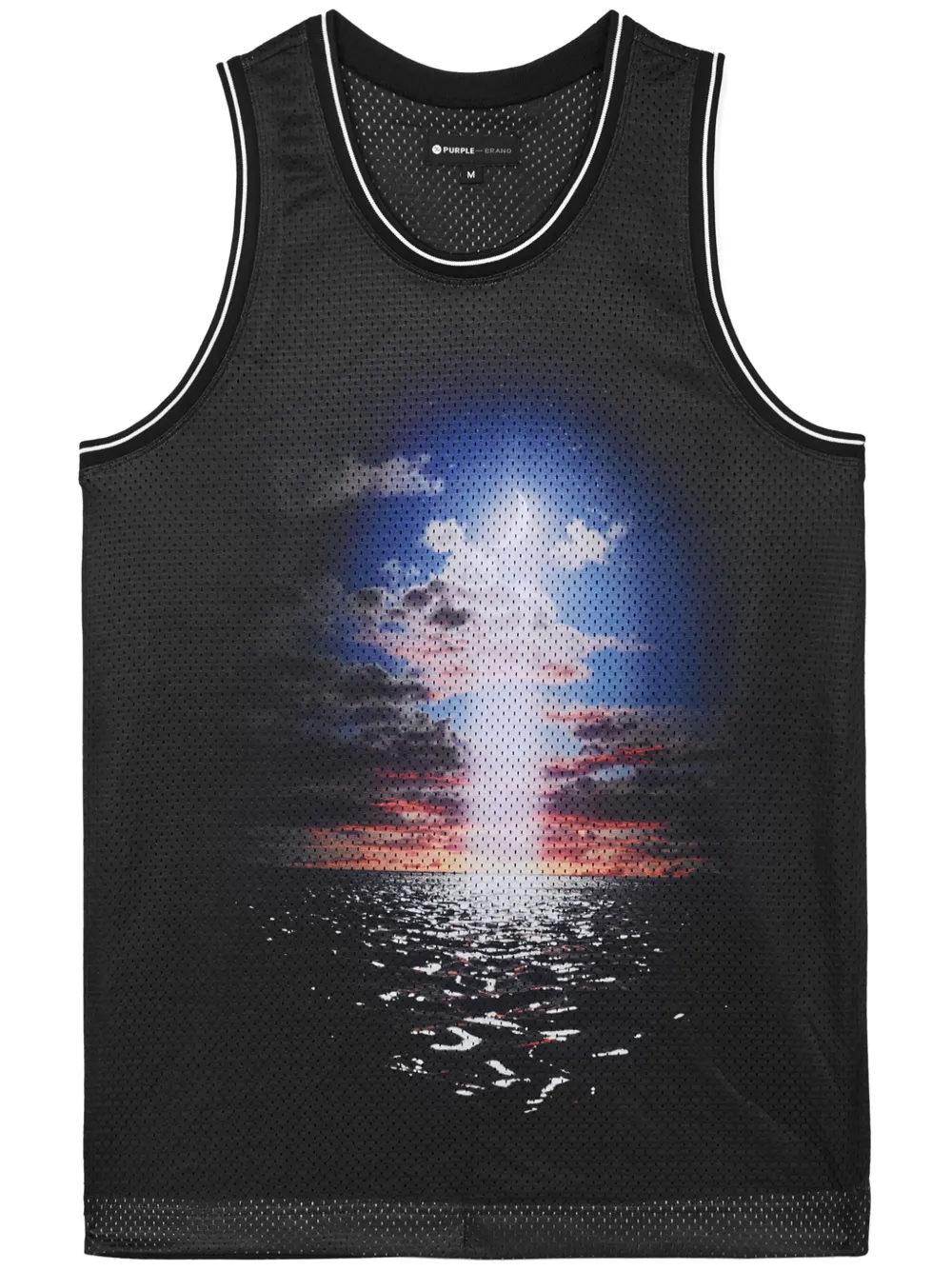 Purple Brand Mesh tanktop Zwart