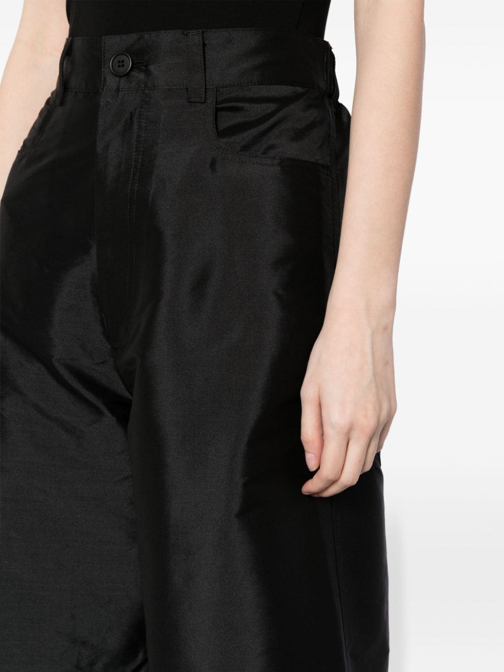 Shop Melitta Baumeister Wide-leg Trousers In Black