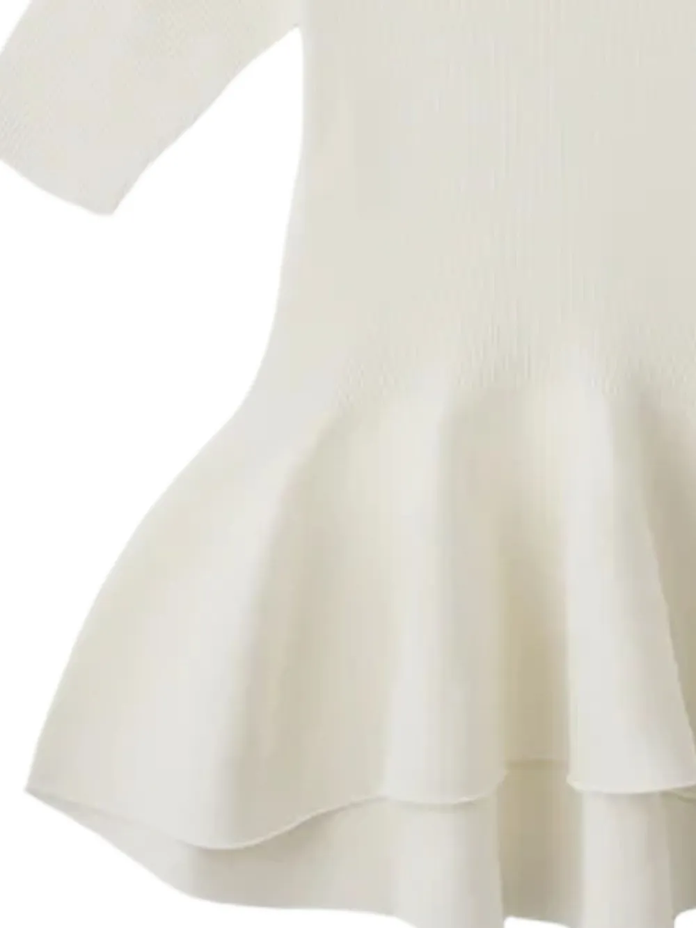 CFCL Peplum top met halve mouwen - Wit