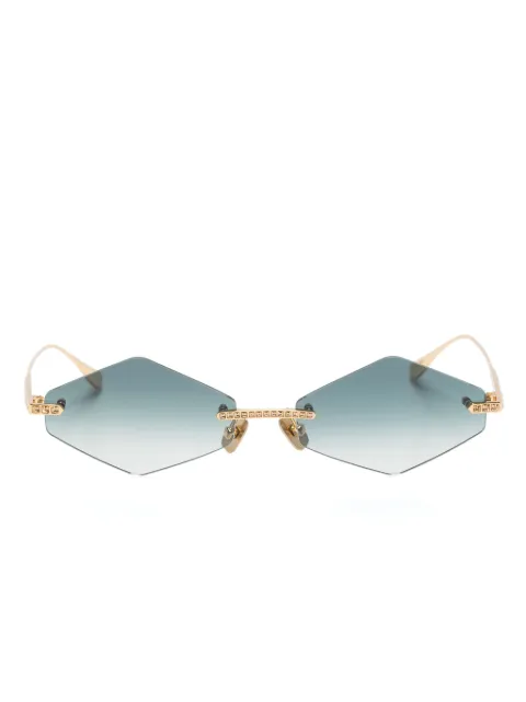 ANNA-KARIN KARLSSON Crystal Nest geometric-frame sunglasses