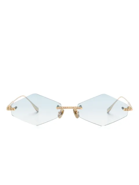 ANNA-KARIN KARLSSON Crystal Nest geometric-frame sunglasses