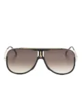 Carrera 1059 shield-frame sungalsses - Gold