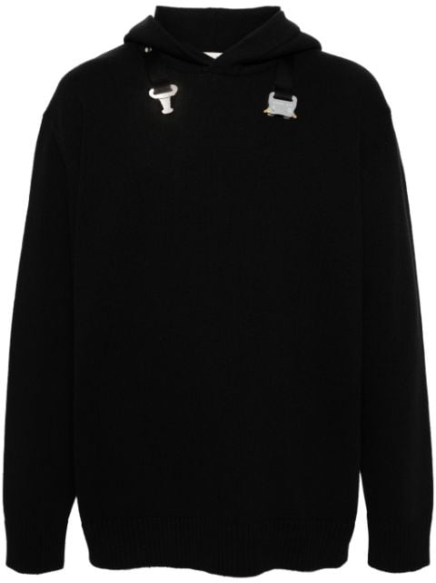 1017 ALYX 9SM buckle-detail cotton hoodie