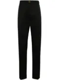 Versace Medusa Biggie mid-rise straight-leg trousers - Black