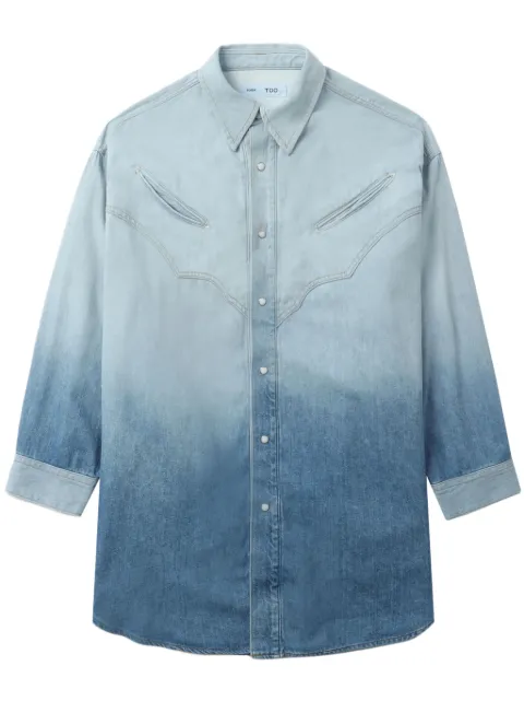 Toga gradient chambray shirt