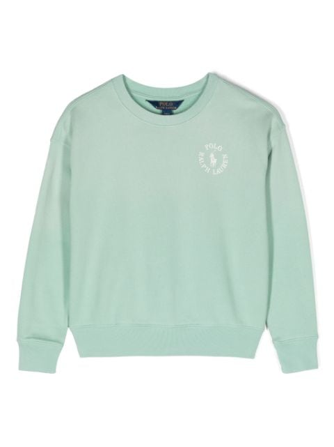 logo-print cotton sweatshirt