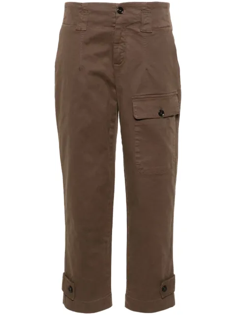 PINKO tapered-leg gabardine trousers