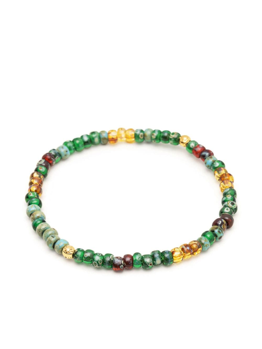 Nialaya Jewelry Japanese Miyuki beaded bracelet - Groen
