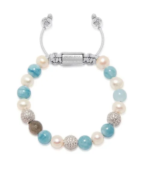 Nialaya Jewelry beaded pearl bracelet
