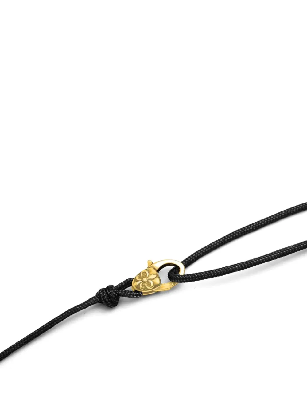 Nialaya Jewelry Fleur-de-Lis embossed cord bracelet | Image 2