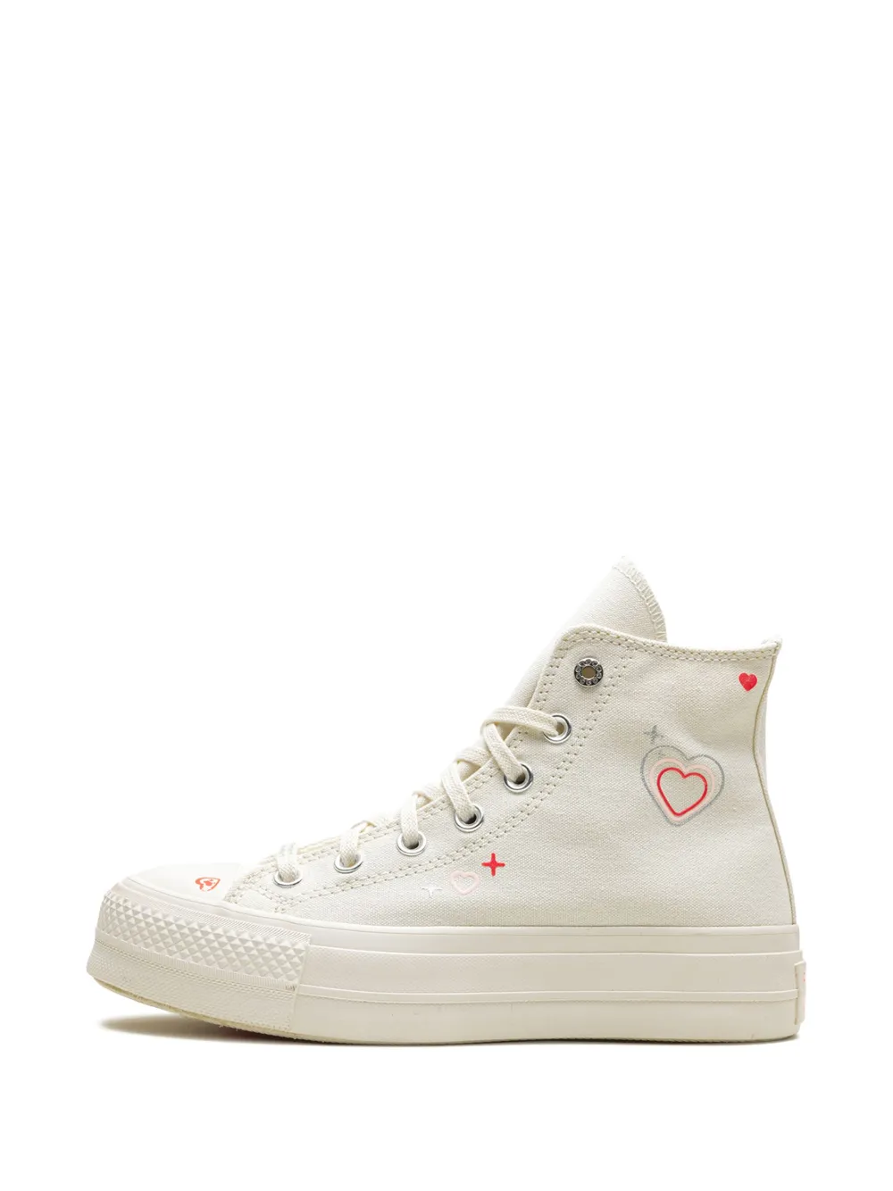 Converse Chuck Taylor All Star Lift Platform High Y2K Heart Sneakers White FARFETCH PH