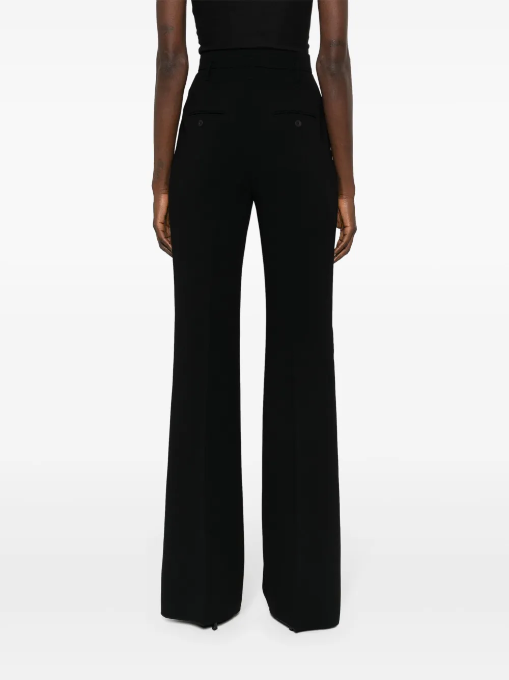 Max Mara Sale broek met wijde pijpen Zwart