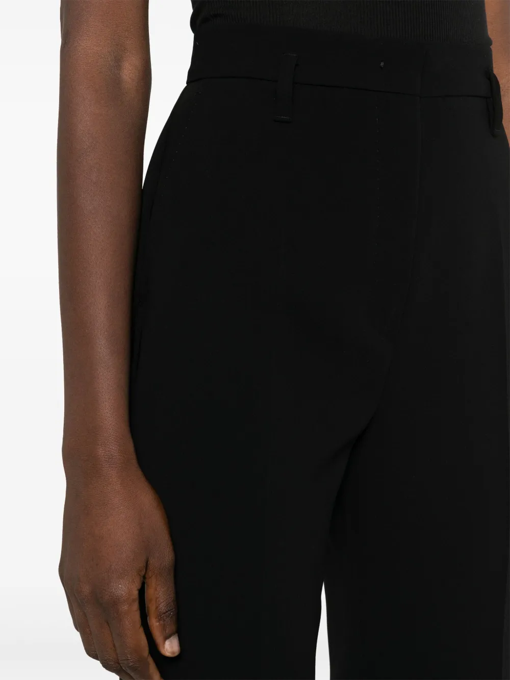 Max Mara Sale broek met wijde pijpen Zwart
