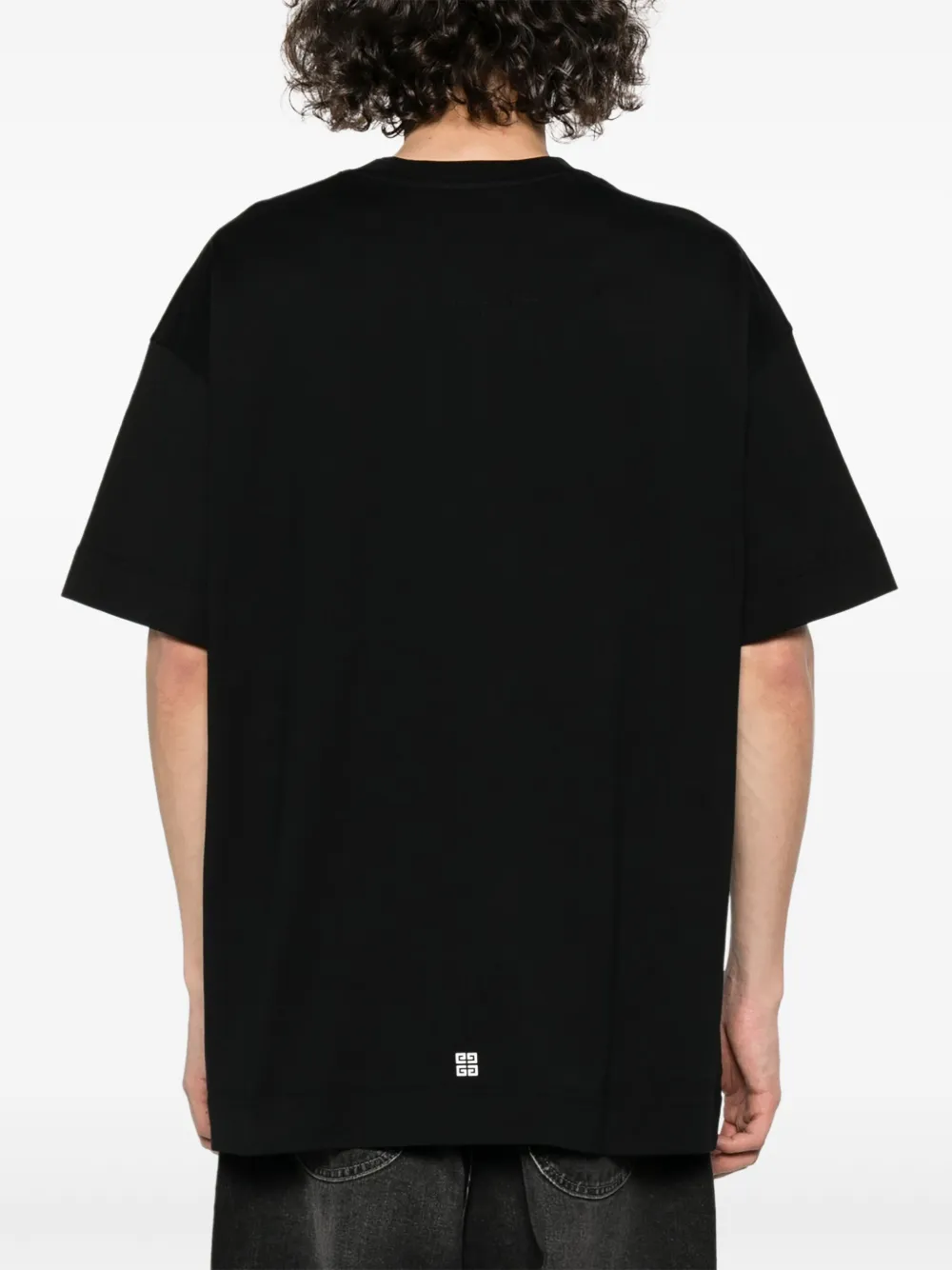 Shop Givenchy World Tour Cotton T-shirt In Black