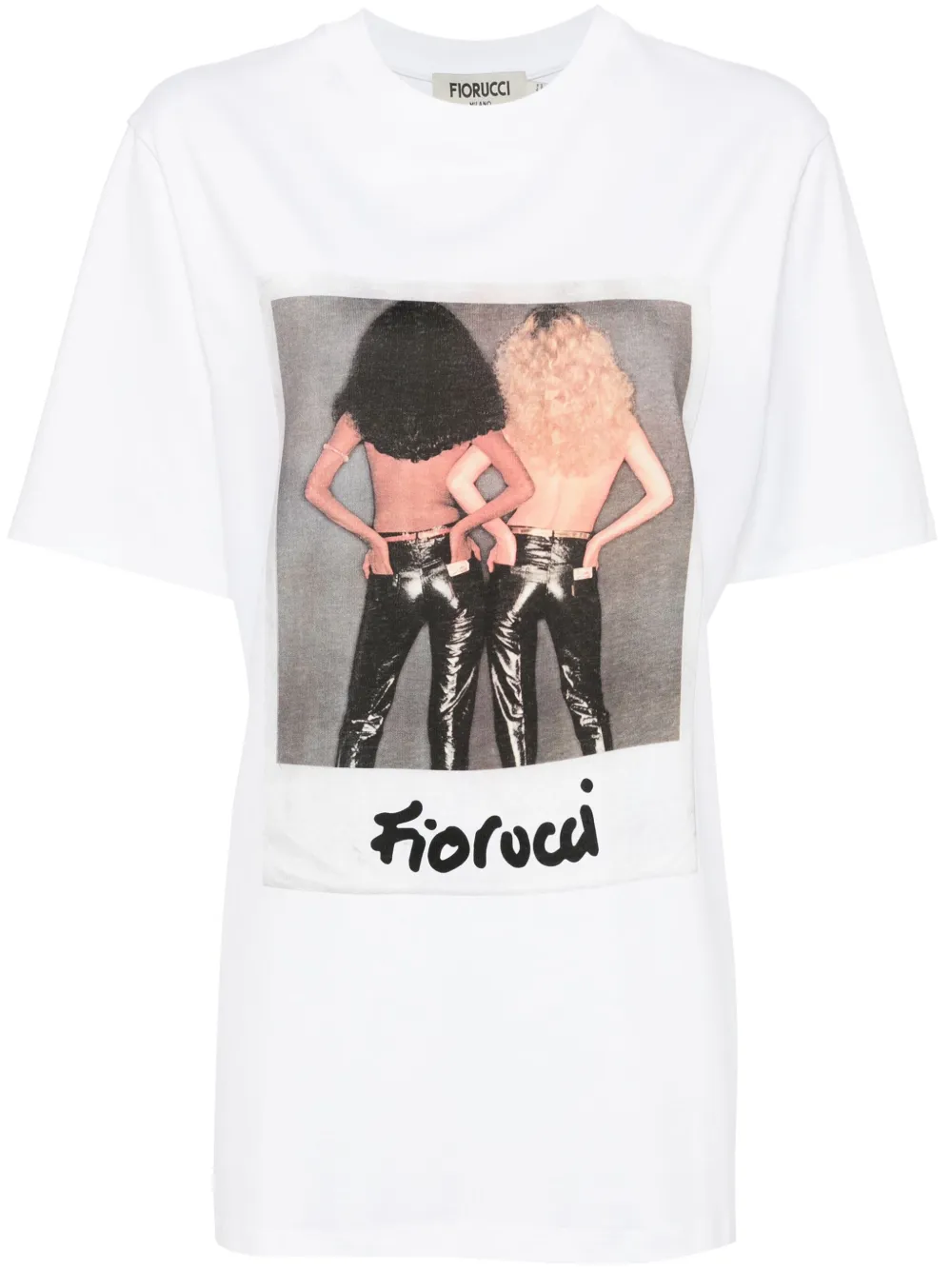 Fiorucci T-shirt van biologisch katoen Wit
