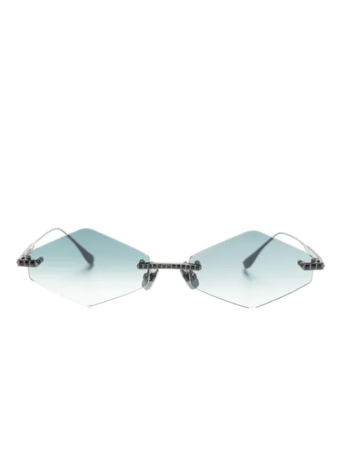 ANNA-KARIN KARLSSON Crystal Nest geometric-frame sunglasses