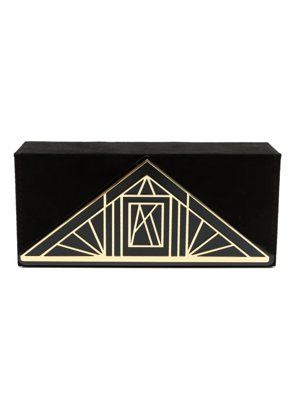 Anna-karin Karlsson Crystal Nest Geometric-frame Sunglasses In Black