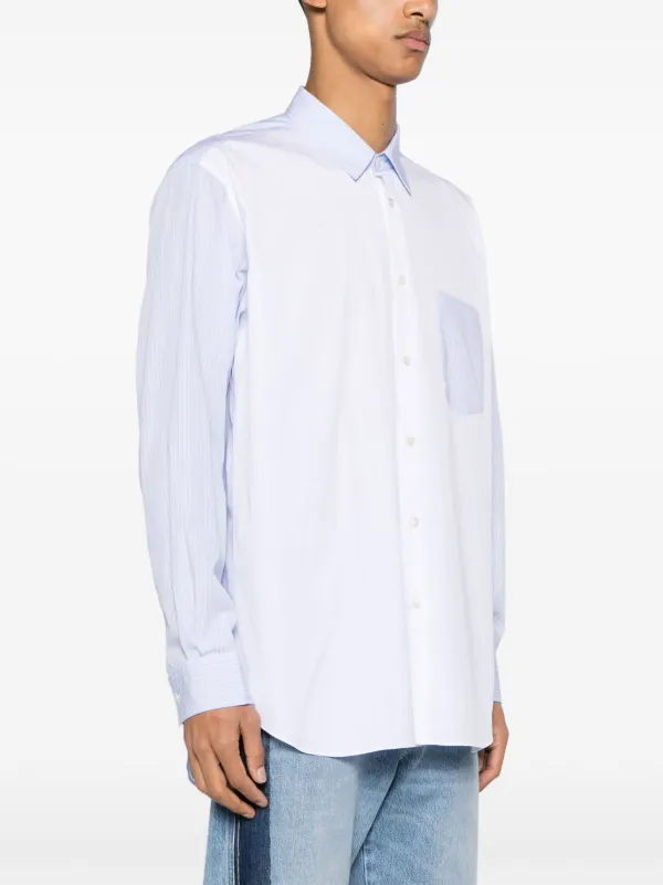 COMME des GARÇONS カラーブロックシャツ S Comme Des Garçons Shirt カラーブロック シャツ | ホワイト