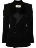 Saint Laurent peak-lapels double-breasted blazer - Black