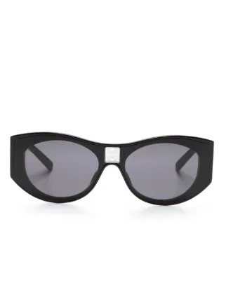 Givenchy 4Gem オーバルフレーム サングラス | ブラック | FARFETCH JP