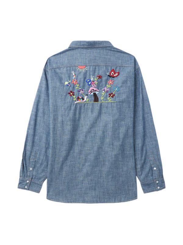 Denim 2025 shirt embroidered