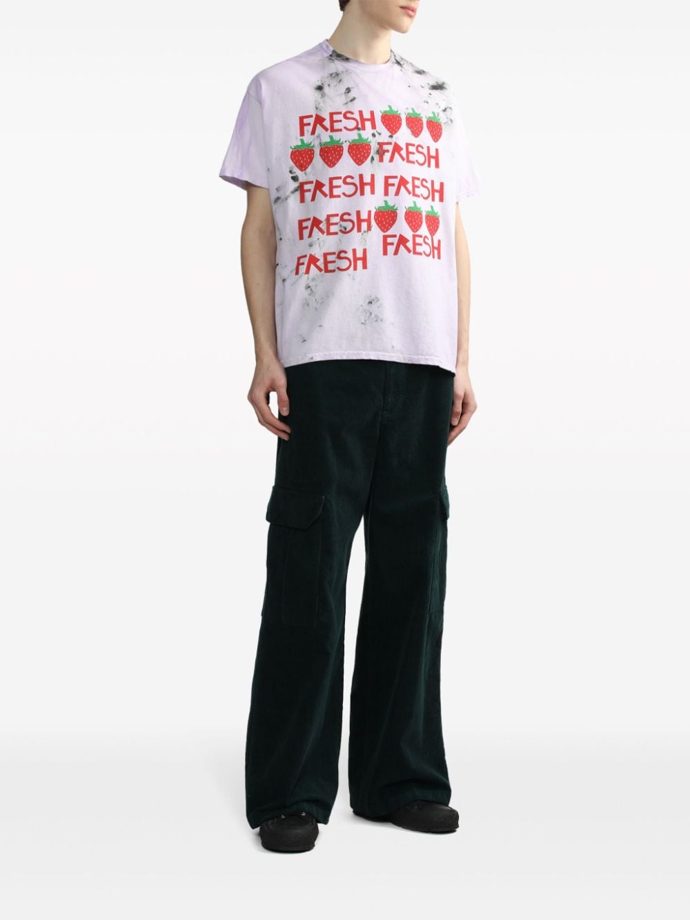 Shop Westfall Graphic-print Cotton T-shirt In Violett