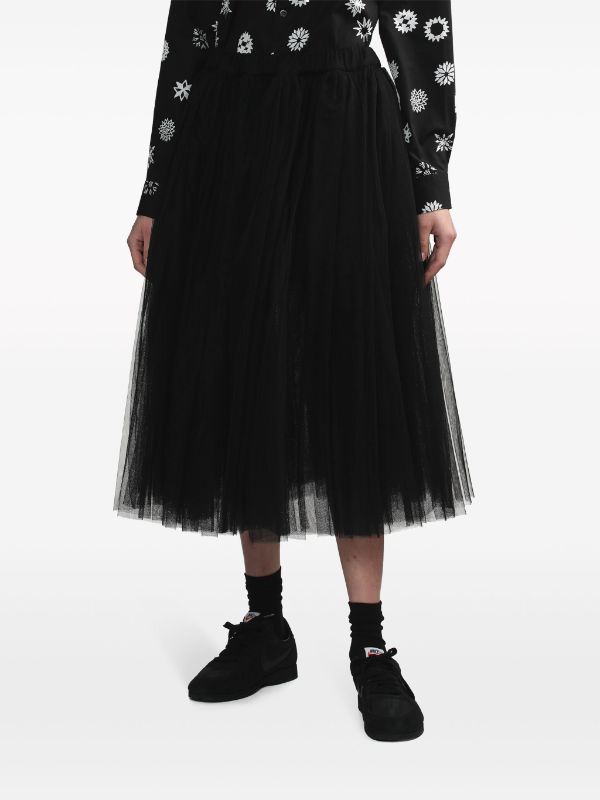 Black Comme Des Garçons チュール スカート | ブラック | FARFETCH JP