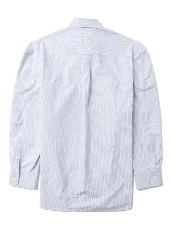 Doublet Robot Shoulder ストライプ シャツ | ブルー | FARFETCH JP