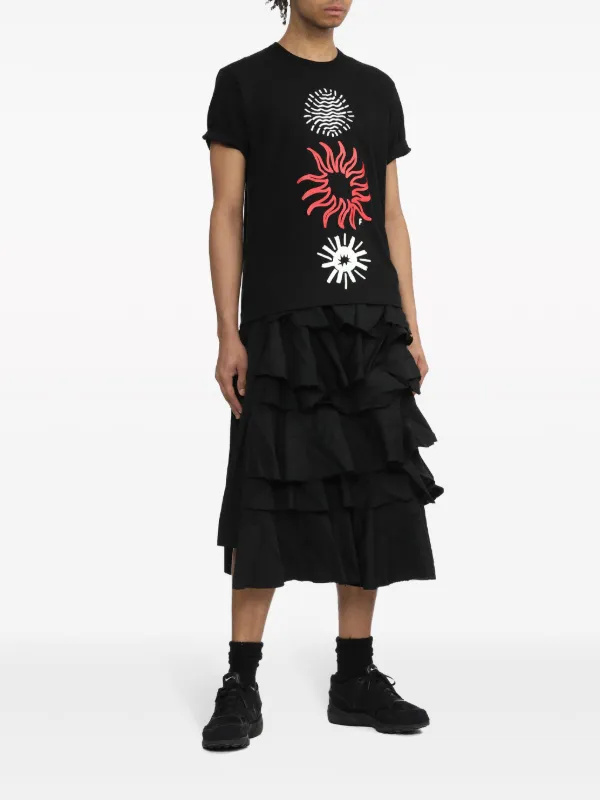 COMME des GARÇONS グラフィックTシャツ COMME DES GARCONS PLAY Black CDG Play T-shirt with big heart