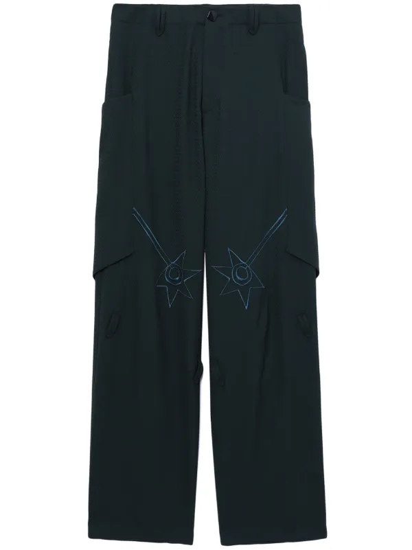 Kiko Kostadinov Nesebur 直筒长裤| 绿色| FARFETCH CN