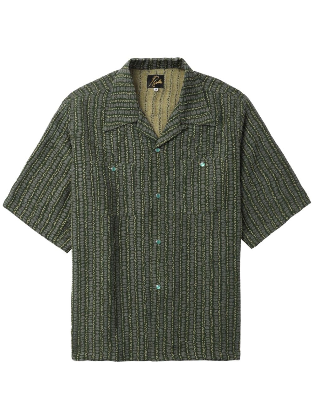 Needles Cowboy One-up Shirt In Green
