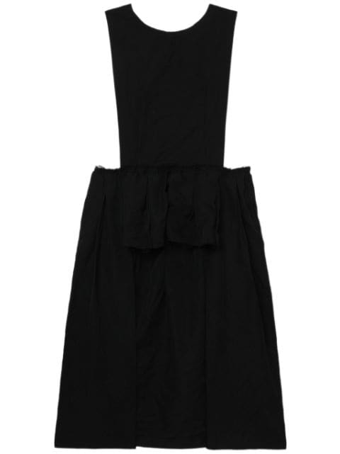 Black Comme Des Garçons cut-out midi dress