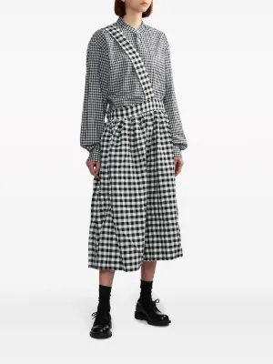 BLACK COMME des GARÇONS バラ スカート2017-18AW 2017-18AW◎美品】ブラックコムデギャルソン 薔薇刺繍デザイン