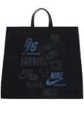 Black Comme Des Garçons x Nike logo-print tote bag