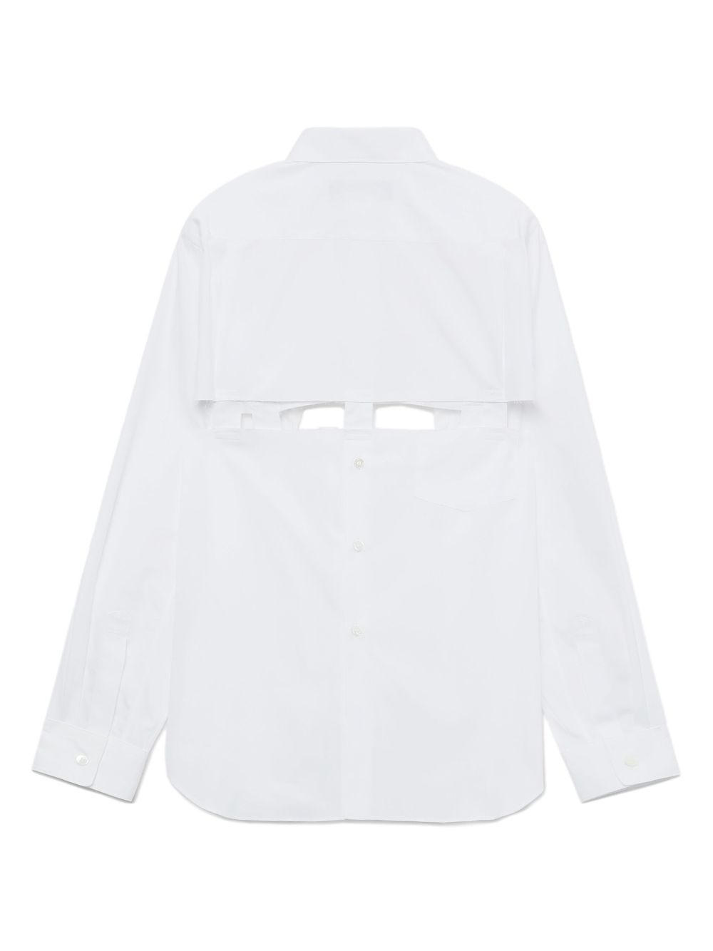 Black Comme Des Garcons cut-out long-sleeve shirt Women