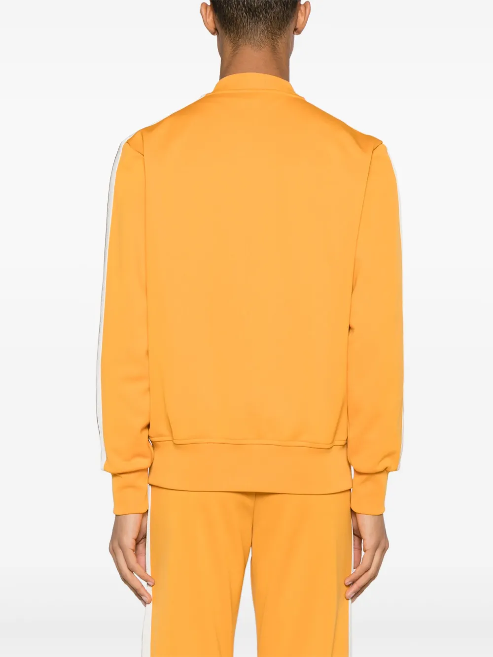 Shop Palm Angels Logo-embroidered Track Jacket In Orange