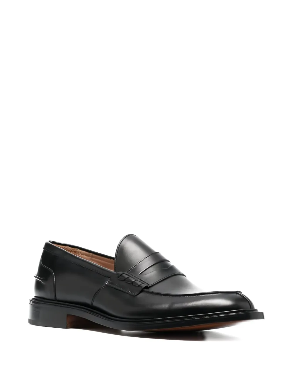 Tricker's leather loafers - Zwart