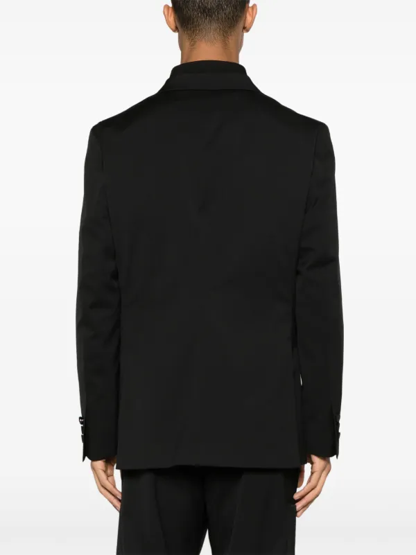 Palm Angels single-breasted Twill Blazer | Black | FARFETCH AE