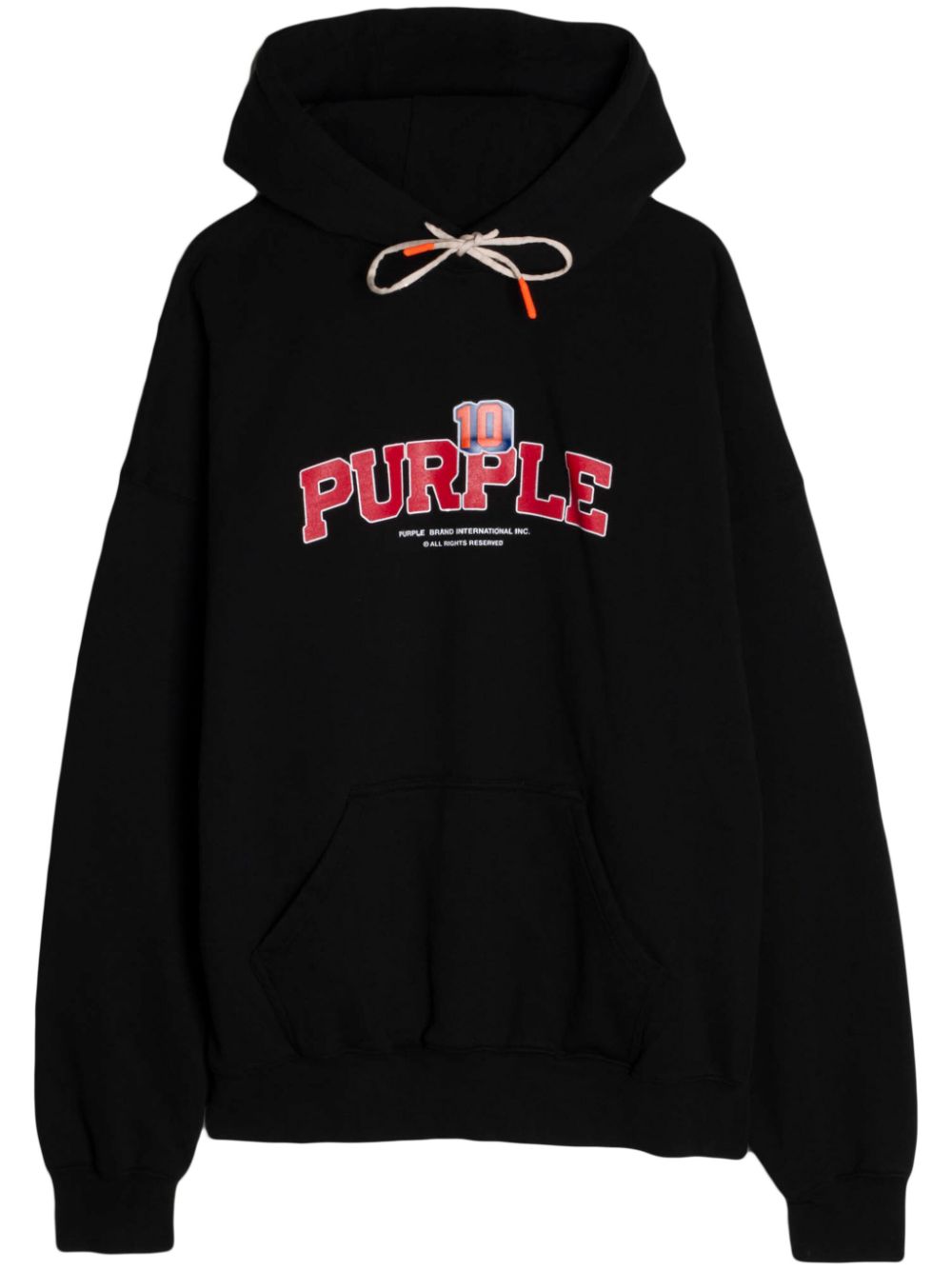 Purple Brand logo-print Drawstring Hoodie - Farfetch