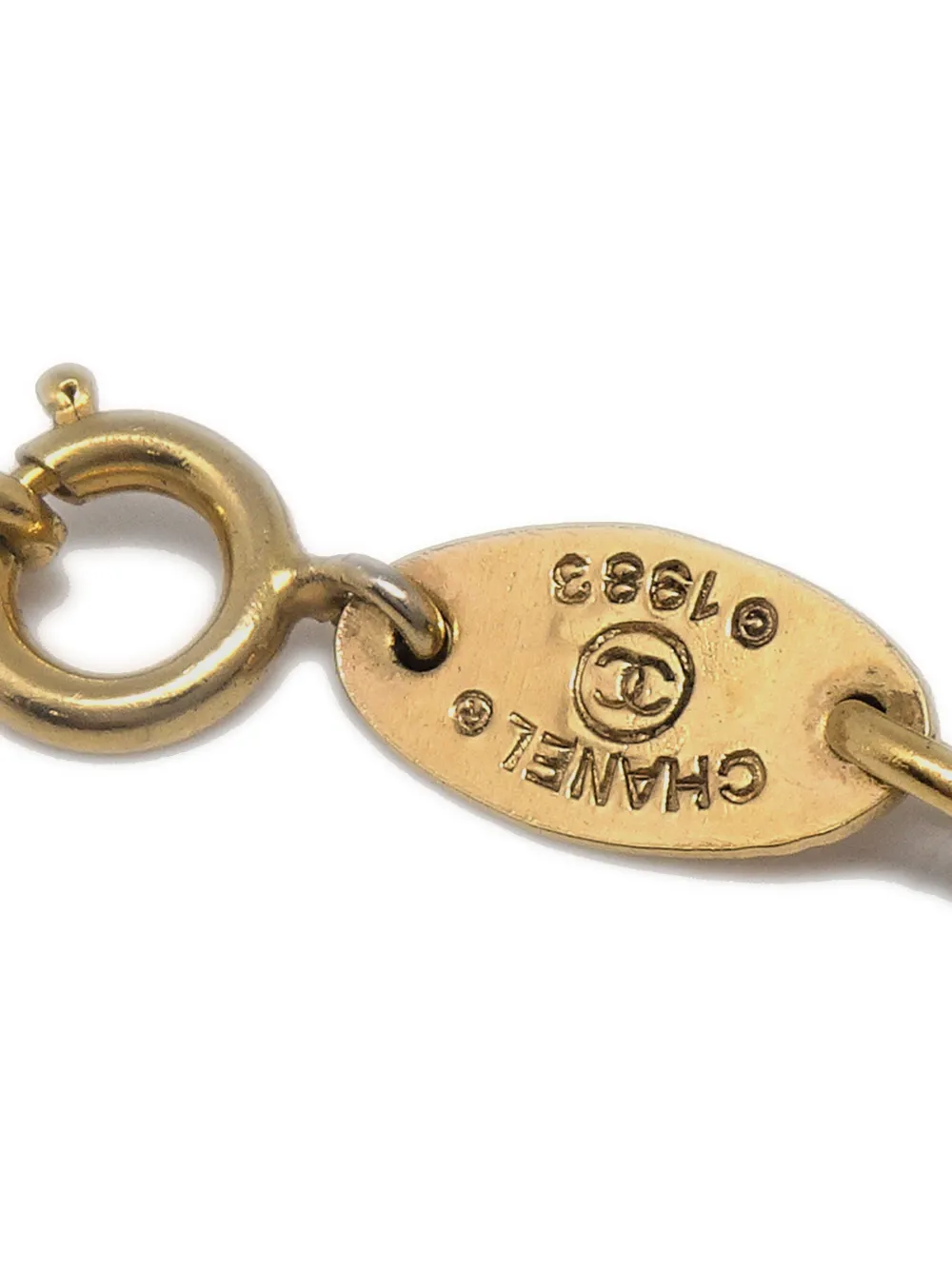 CHANEL 1983 ゴールドチェーンブレスレット