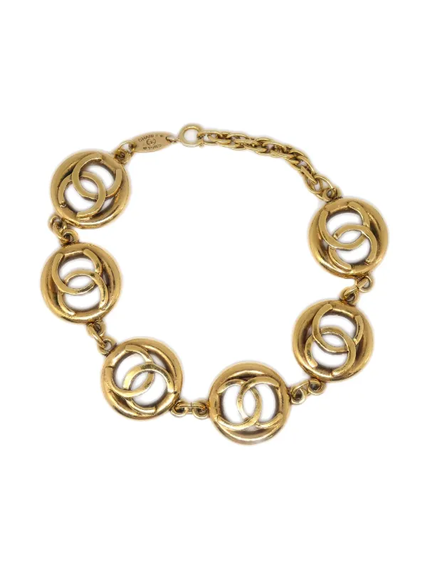 CHANEL 1983 ゴールドチェーンブレスレット