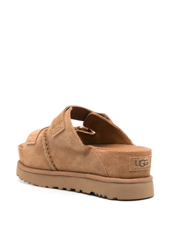 UGG Goldenstar Hi スエード サンダル | ブラウン | FARFETCH JP